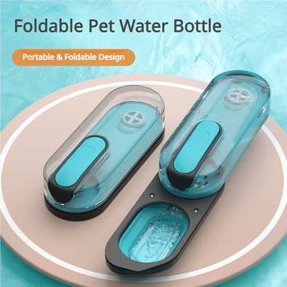 Foldable Dog Water Bottle, Portable, Leak Proof, Outdoor Accessories